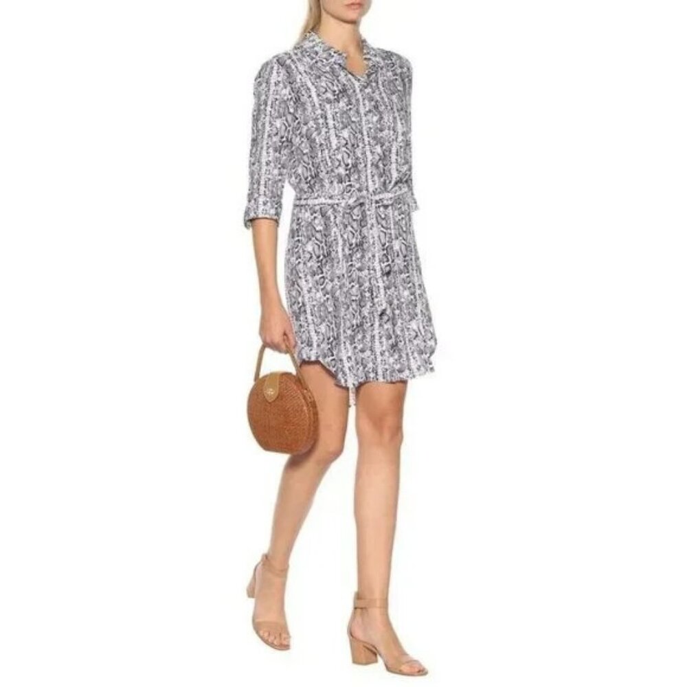 Heidi Klein Mombasa Shirt Dress Snake Print